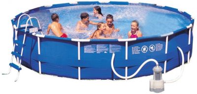 INTEX Bazén Metal Frame Pools 4,57m x 0,84, s filtráciou 28240NP