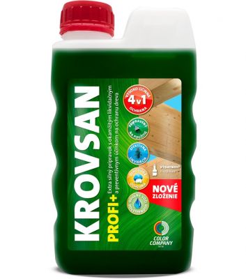 KROVSAN PROFI + hnedý 1l - na ochranu dreva