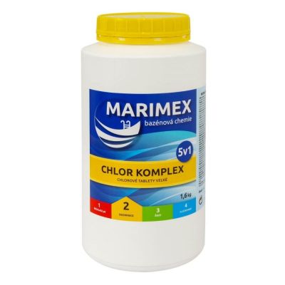 Marimex 11301209 Aquamar Chlor Komplex 5v1 Tablety velké 1,6 kg