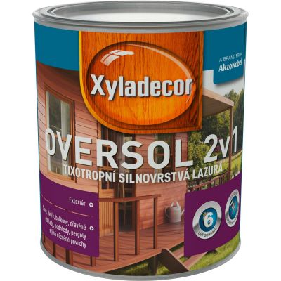 Xyladecor Silnovrstvá lazúra oversol 2v1