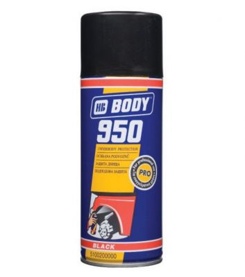 HB Body 950 sprej 400ml - izolačná protihluková ochrana podvozku